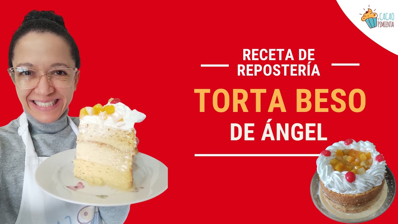 🍰Torta Beso💋 de Ángel  | Receta de Repostería