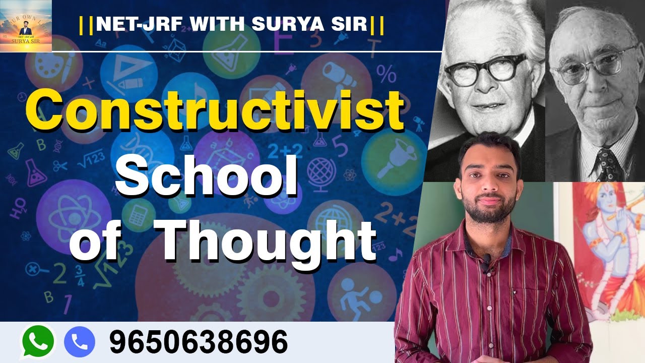 Constructive School of Thought🏗️ NET exam important concept| #ugcnet #suryasir #netjrf #nta #viral