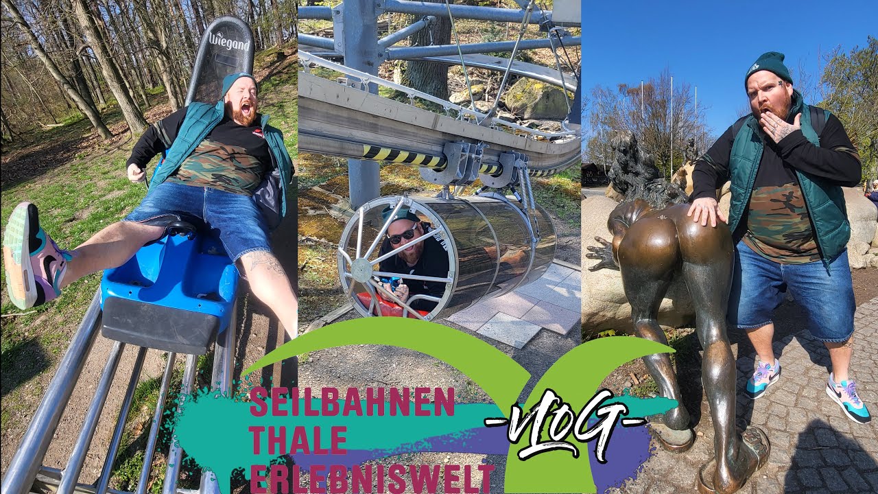 Freizeitpark Geheimtipp im Harz ! - ERLEBNISWELT SEILBAHN THALE - Ride Review Vlog - 2022