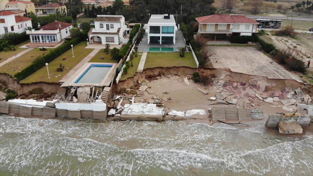 La Playa Desaparecida: Les Deveses Tras el Golpe del Temporal en Dénia | Drone 4K