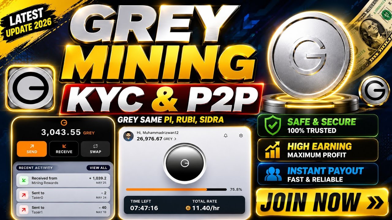 Grey Network KYC Verification Update | Grey Network P2P Update | Join in Early Phase |