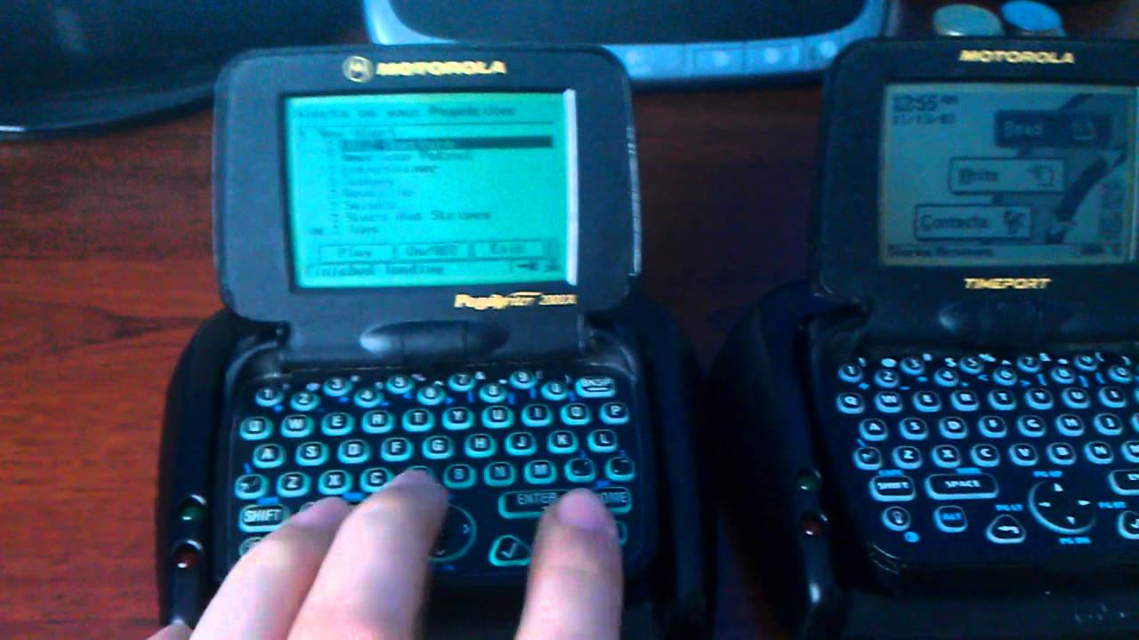 Motorola pagers: Talkabout, Timeport P935, PageWriter2000x