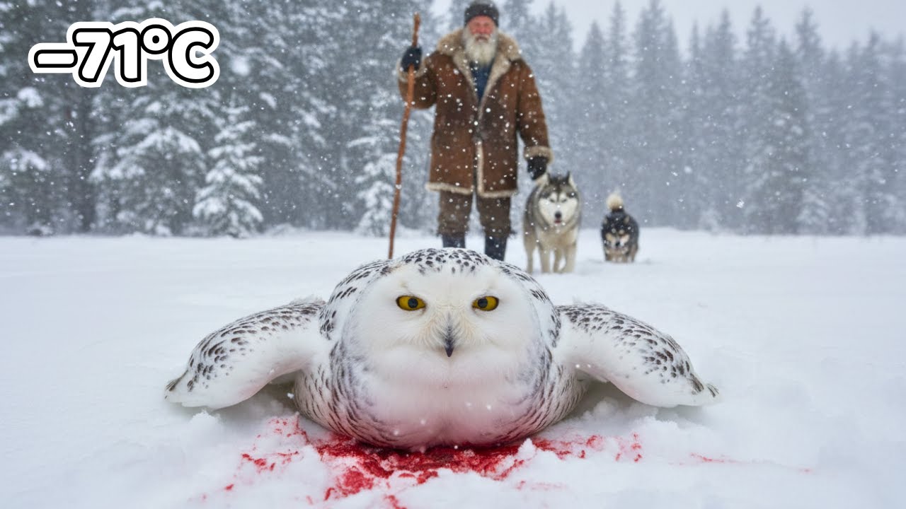 I Saved an INJURED Snowy Owl at –71°C… 30 Days After the Miracle Birth