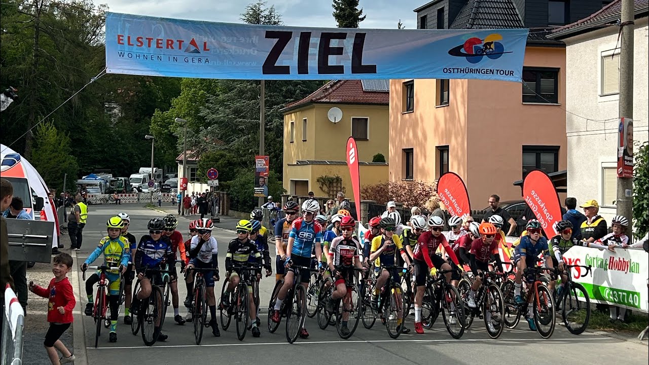 Ostthüringen-Tour 2024/ Tag-1 in Gera/ Prolog: 8 Runden Kriterium/ U13