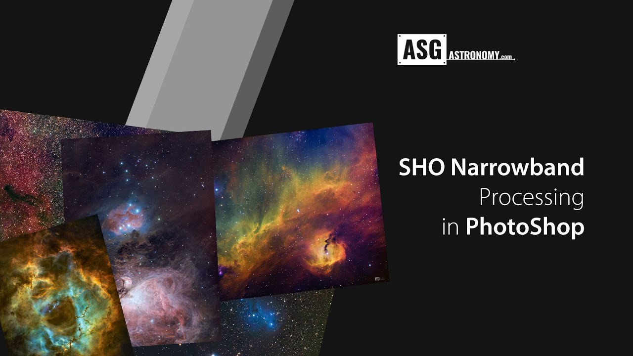 SHO Hubble Narrowband Processing in PhotoShop