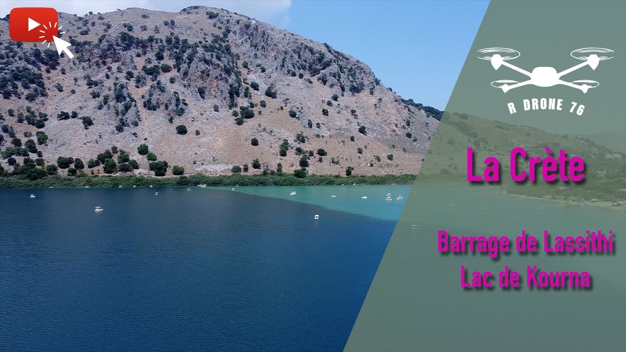 La Crète - Lac de Kournas - Barrage de Lassithi