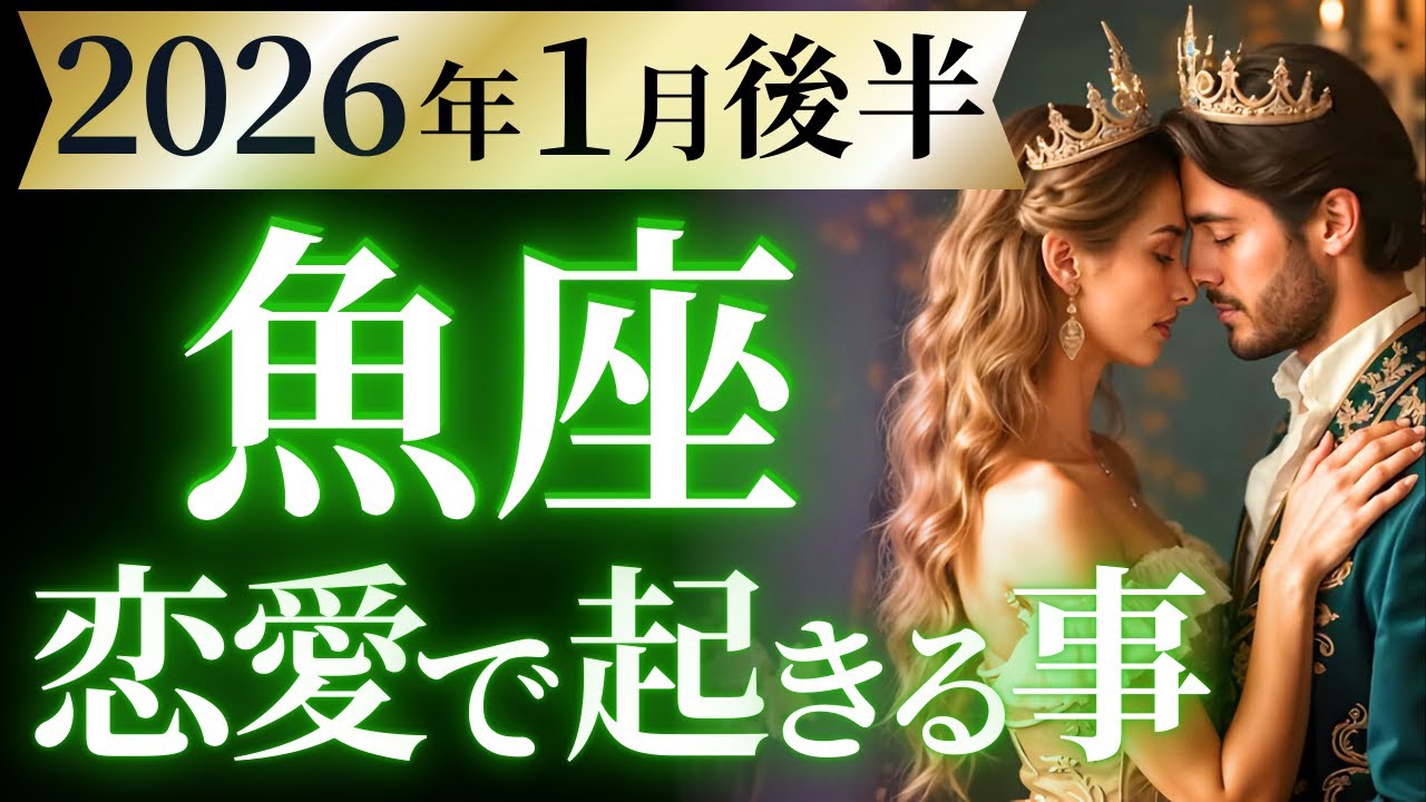 【魚座1月後半の恋愛運💗】世界線がひっくり返る❗️※重要なので絶対見て🫣運勢をガチで深堀り✨マユコの恋愛タロット占い🔮