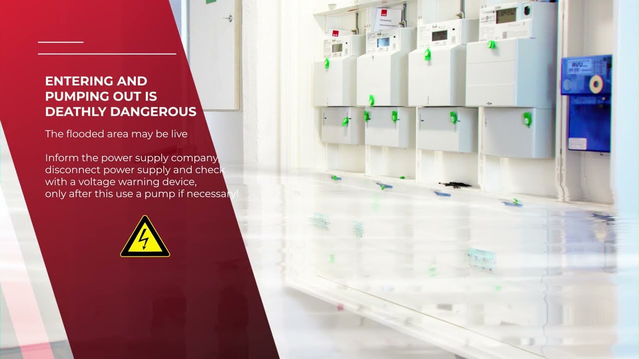 Voltage warning device for flooded areas DSP HW 2