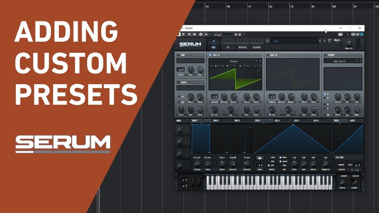 How to add presets to Xfer Serum
