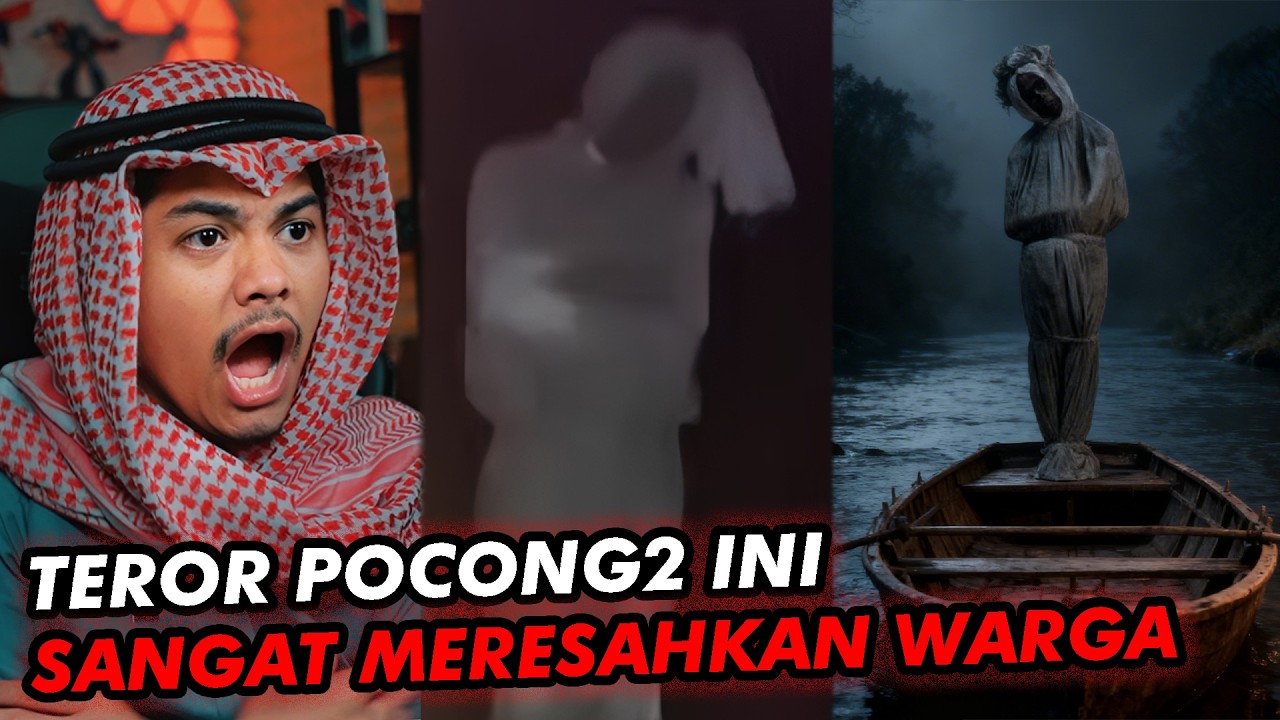 PERKAMPUNG SUNGAI DITEROR SOSOK POCONG YANG MERESAHKAN