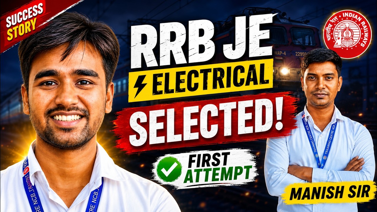 RRB JE Electrical Success Story 🔥 | From Aspirant to Junior Engineer | Complete Journey