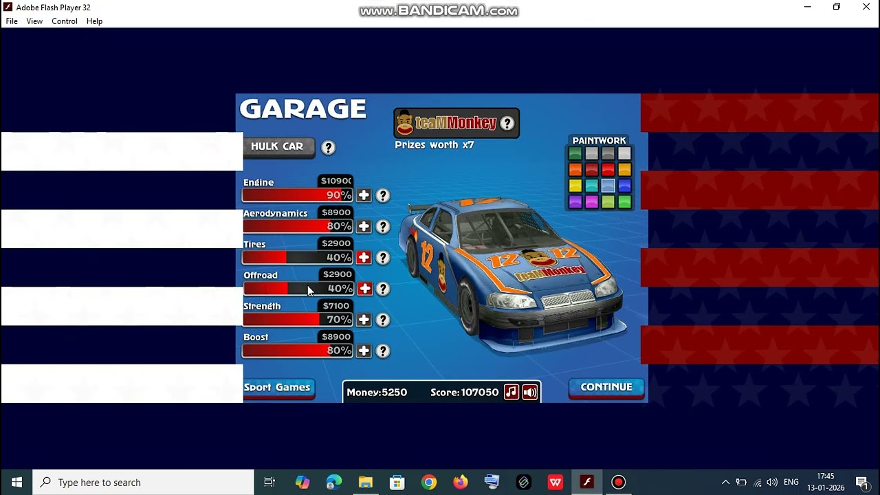 American Racing Gameplay 13/01/2026