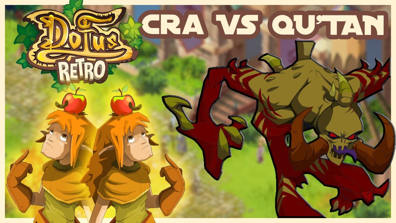 DOUBLE CRA VS QU'TAN en GLADIATROOL sur DOFUS RETRO !!!
