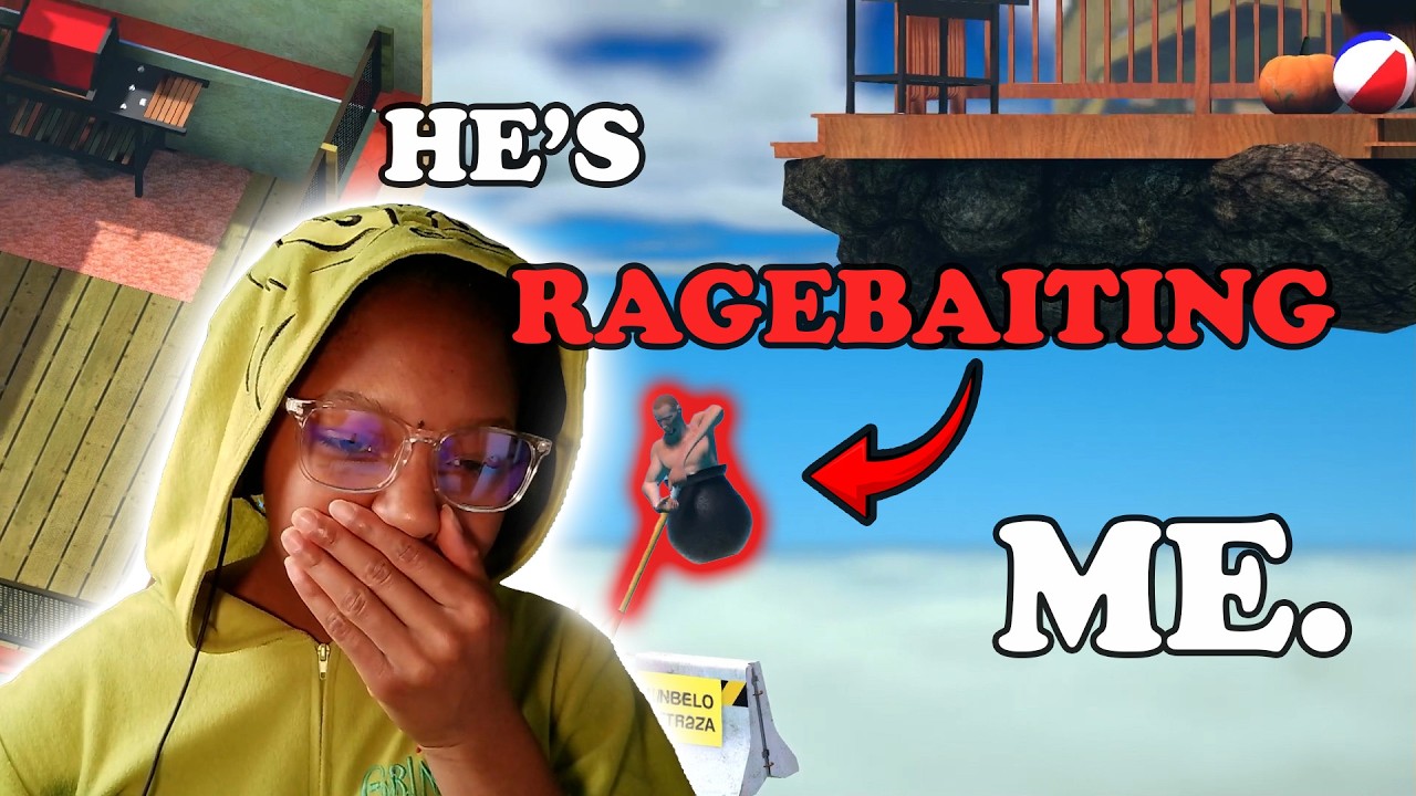 IM FINALLY PLAYING THIS GAME BUT IM BEING RAGEBAITED. | Getting Over It
