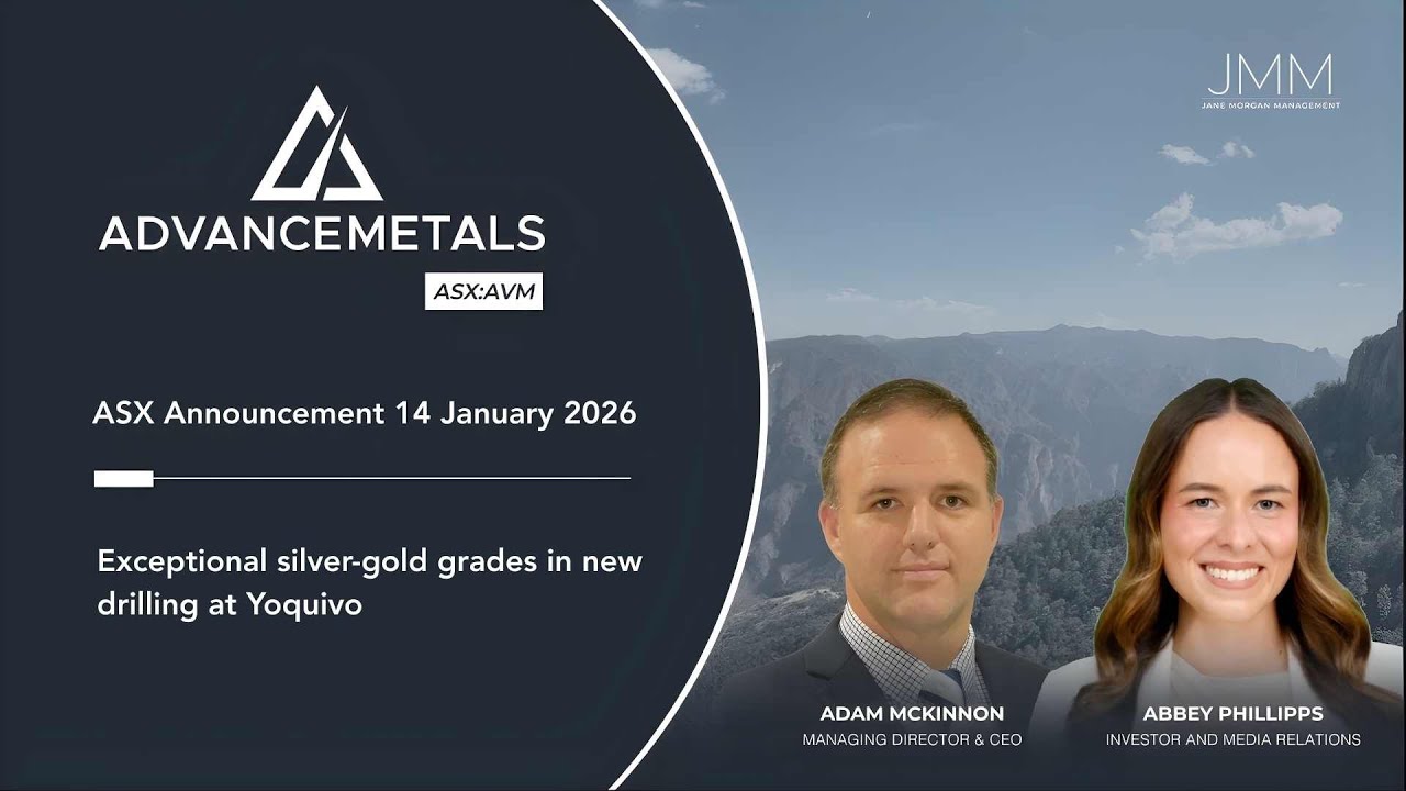 Advance Metals (ASX:AVM) - Further Ultra High Grade Antimony and Silver Results - 14 January 2026