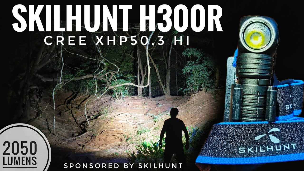 Skilhunt H300R XHP50.3 HI 6500K 2050 lumens Review & Comparison with H300 XHP50.2 5000K TIR Lens