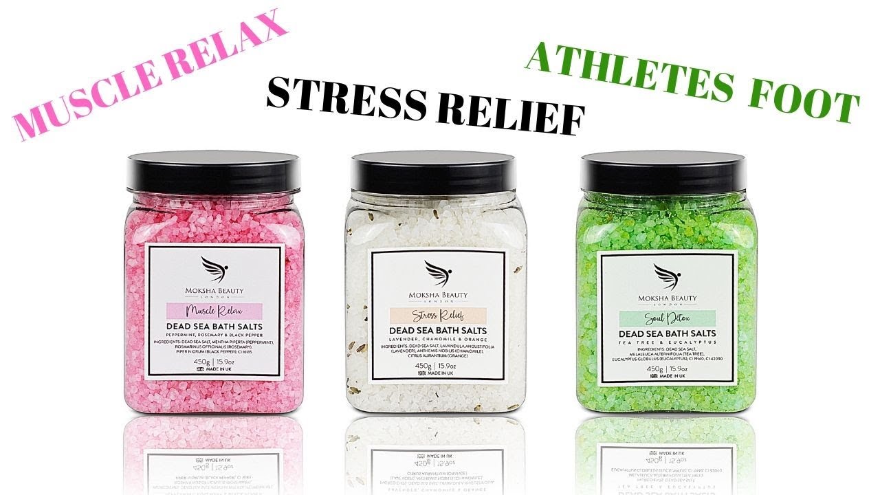 Natural Dead Sea Bath Salt for Women, Men, Girls and Kids. Luxury Detox with Essential Oils