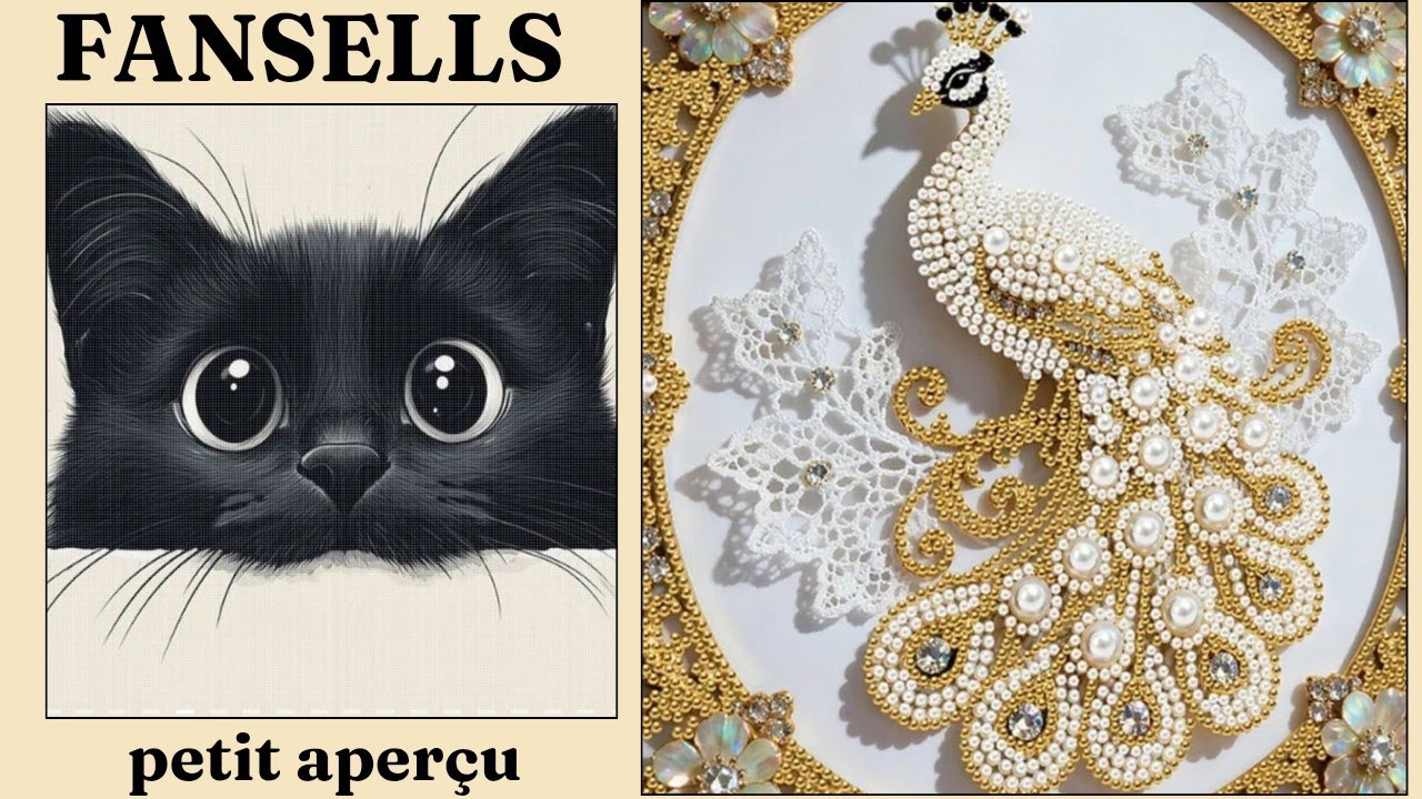 #fansells#broderie#pointdecroix #crossstitch#embroidery#diamondpainting #peinturediamant #unboxing 