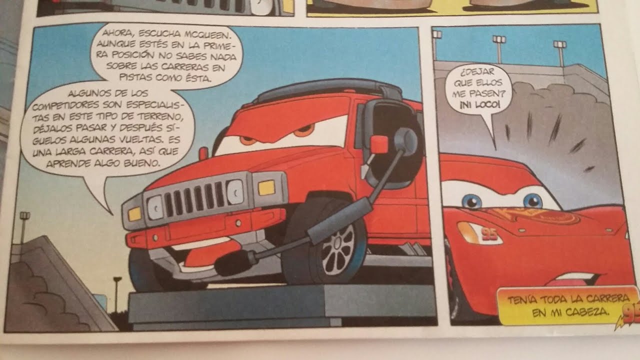 ¿Quién era el jefe de mecánicos de McQueen? Cars: cómic 