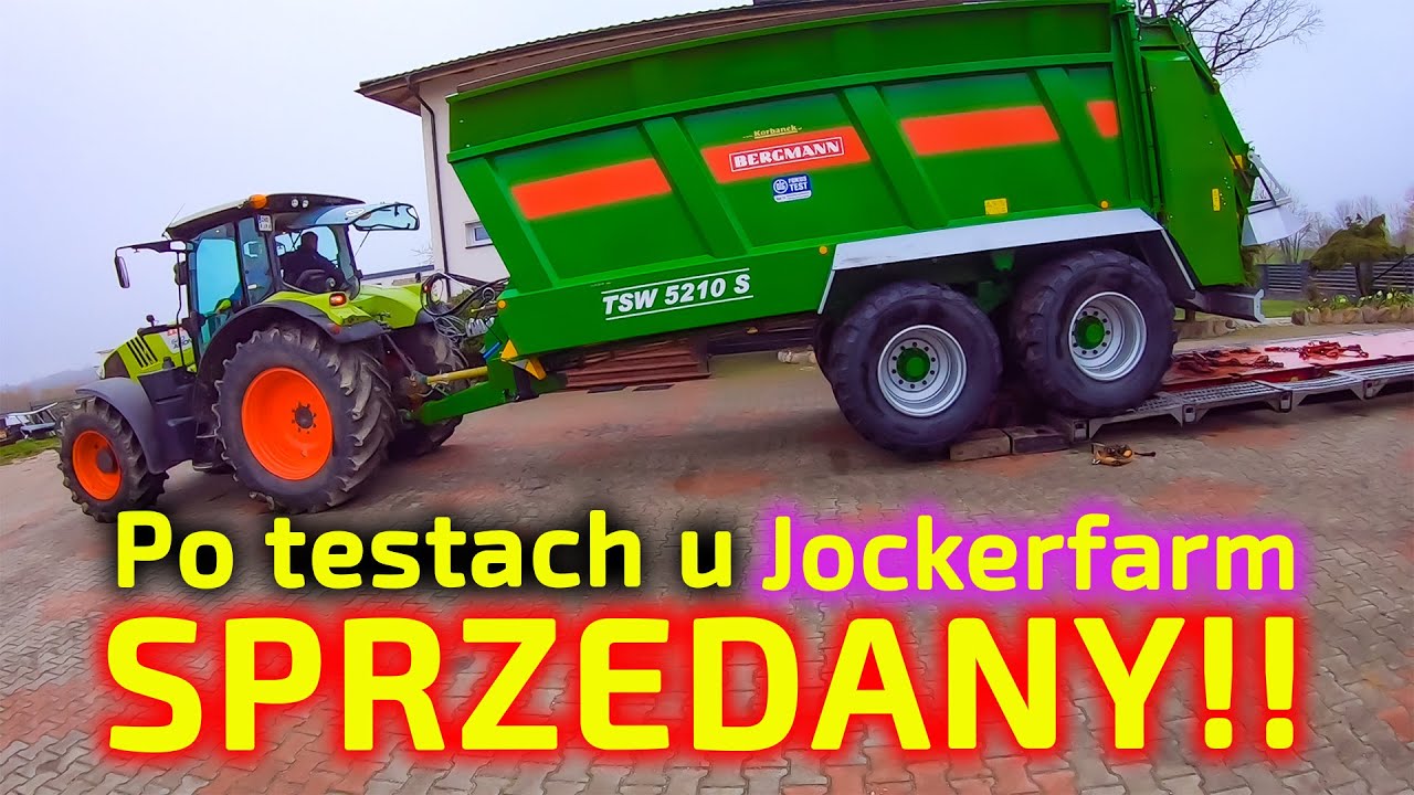 Nowy nabytek 👉 Kupiłem Claas-a, Fendt-a, 👉a teraz rozrzutnik obornika BERGMANN 5210S [Korbanek]