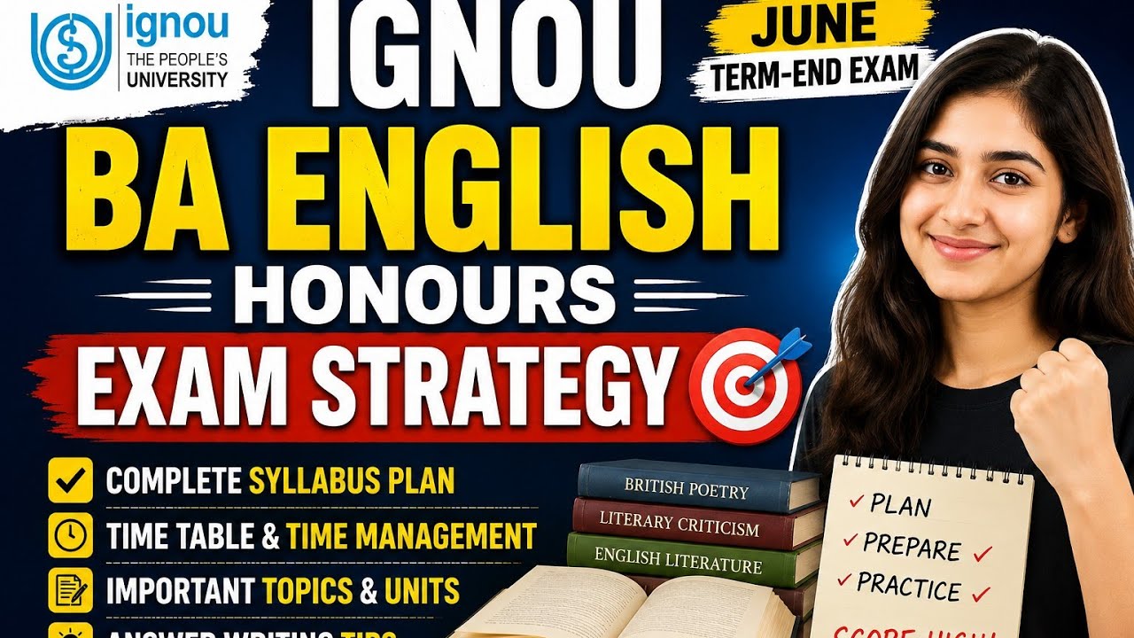IGNOU ba english honours students special announcement and information