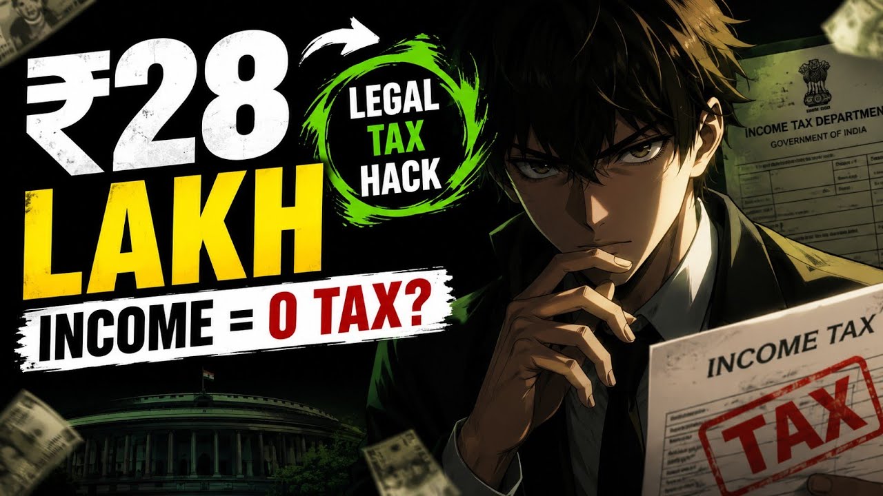 28 Lakh Income = 0 Tax? The Rich Man&rsquo;s Secret 🤫