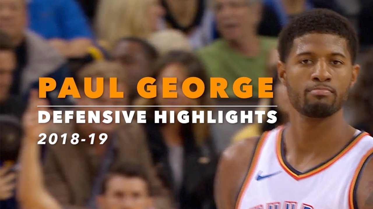 Paul George Defensive Highlights | 2018-19