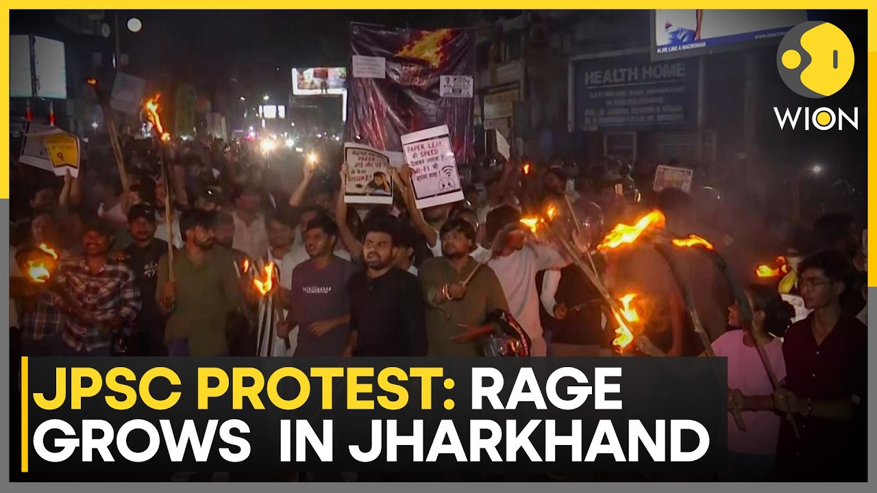 Jharkhand JPSC Protest Intensifies, Rages Grows Over Exam Irregularities | WION News