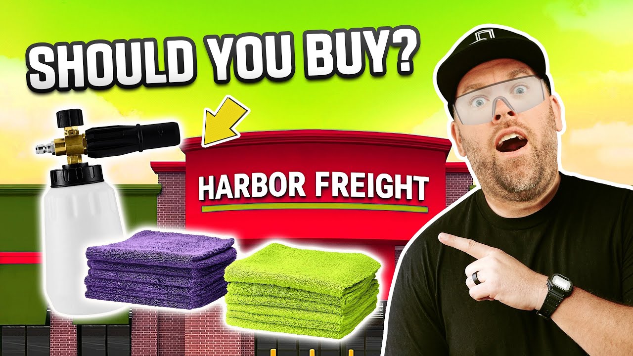 ДЕШЕВЫЕ полотенца Harbor Freight Foam Cannon и Grants из микрофибры — хороши ли они?
