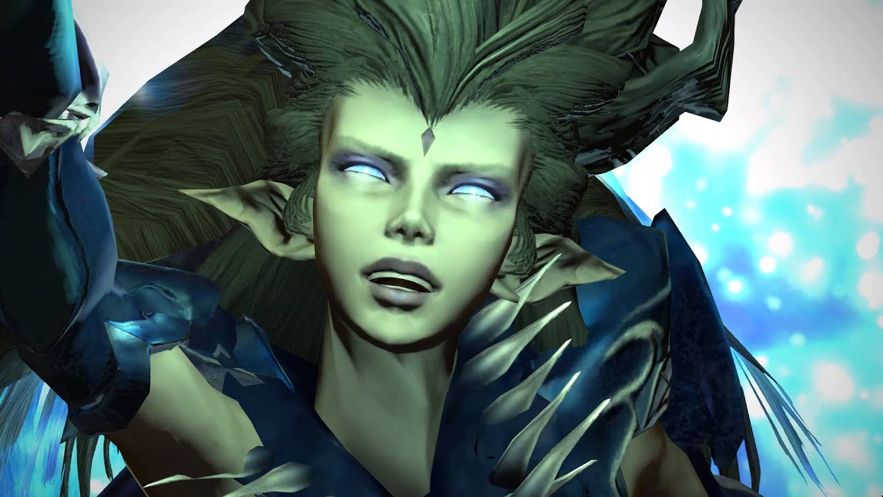 FINAL FANTASY XIV Heavensward Ysayle's sacrifice | Shiva VS Garlean airship