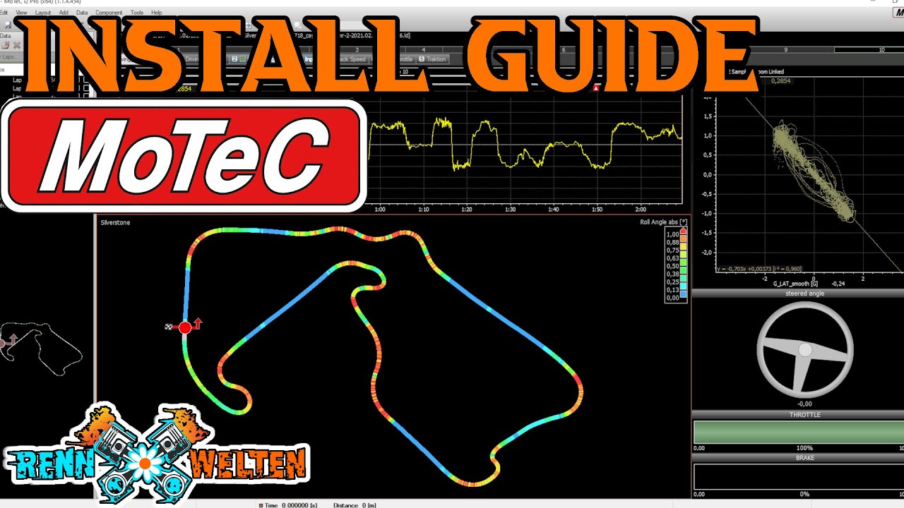MOTEC Workspace von RennWelten | Install GUIDE | Für SETUPS und RUNDENANALYSE