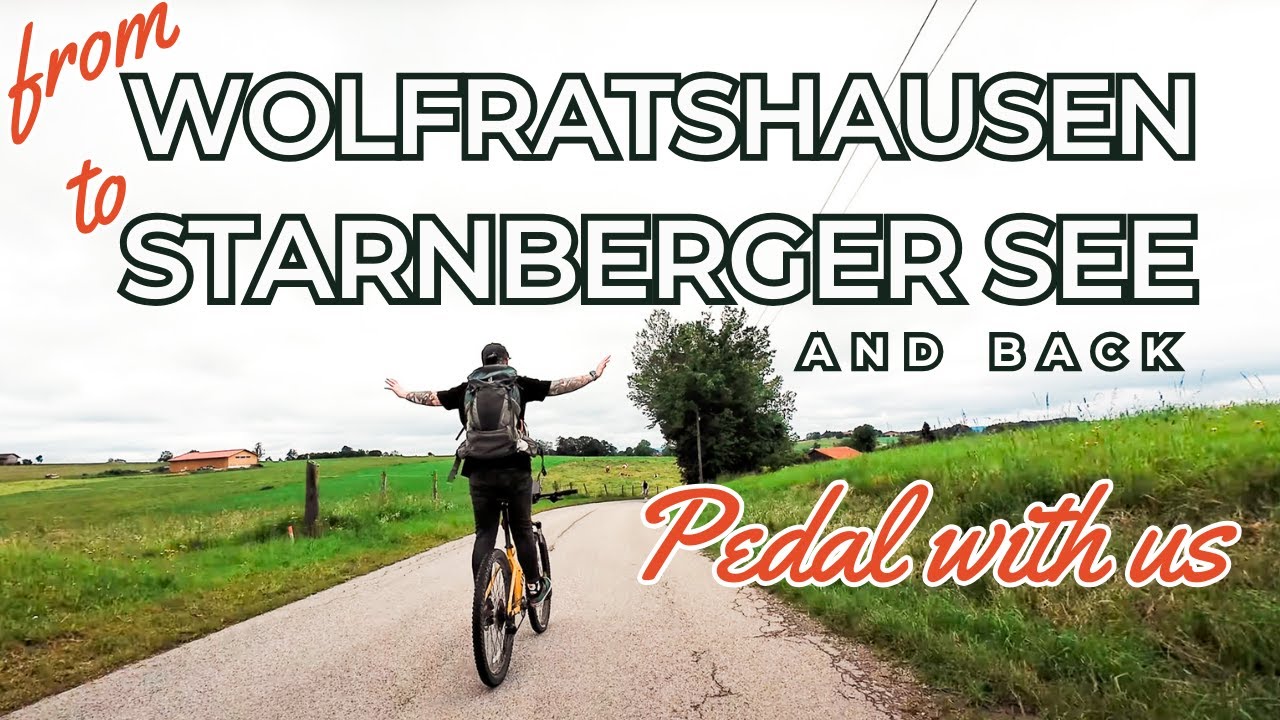 Riding a bike from Wolfratshausen to Starnberger See