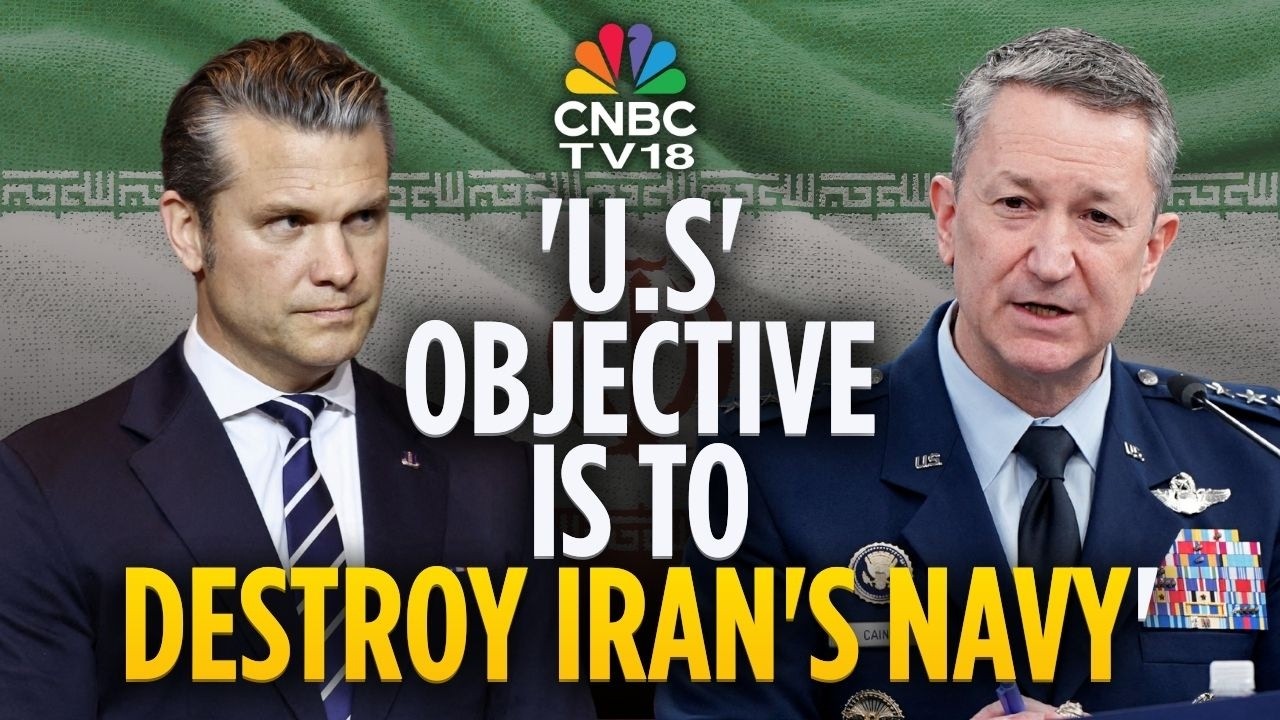 US Has Destroyed More Than 50 Iranian Ships: General Dan Caine, US Air Force | N18G | CNBC TV18