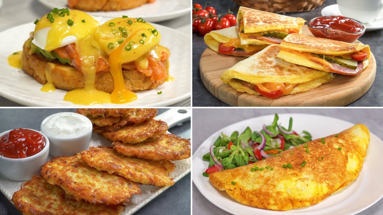 4 Delicious BREAKFAST RECIPES | 4 Must Try WEEKEND BREAKFAST IDEAS. Recipes by Always Yummy!