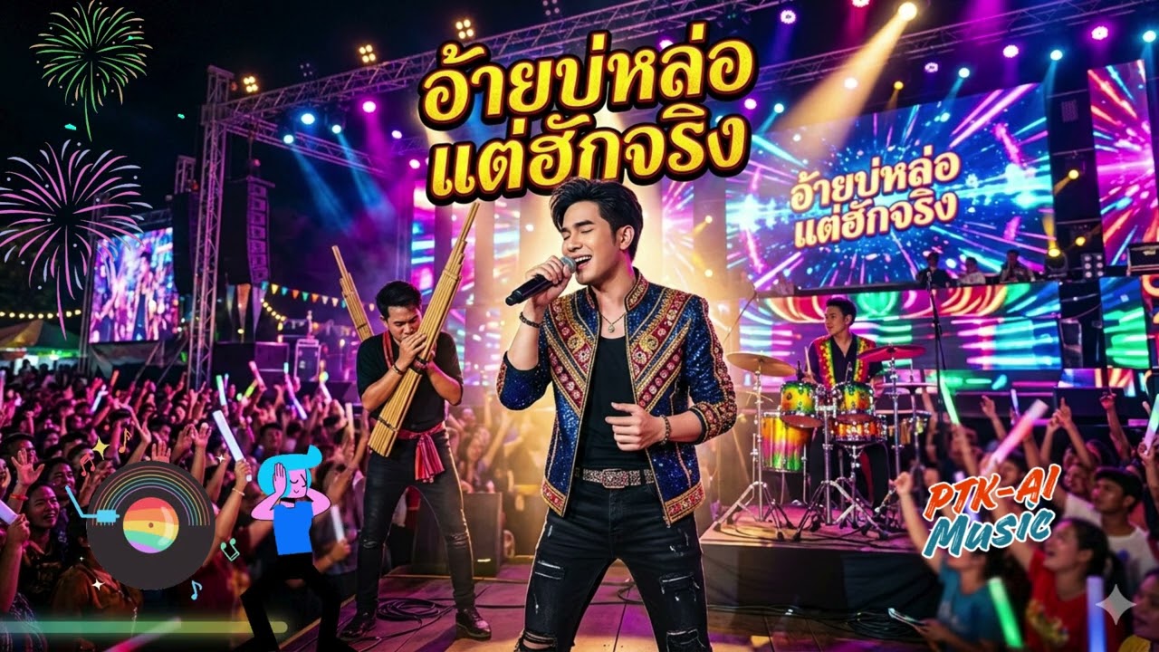 อ้ายบ่หล่อ แต่ฮักจริง PTK-AI Music