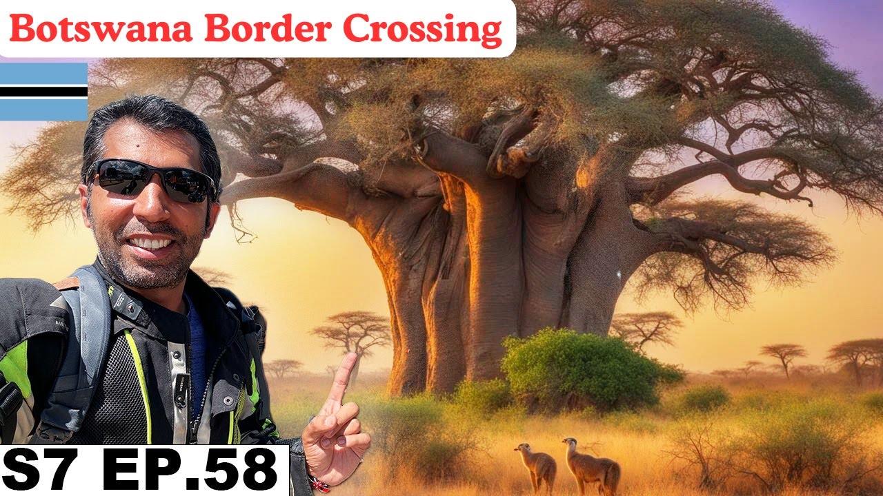 Surprising Border Crossing into Botswana After Change of Plans 🇧🇼 S7 EP.58 | Pakistan to Africa