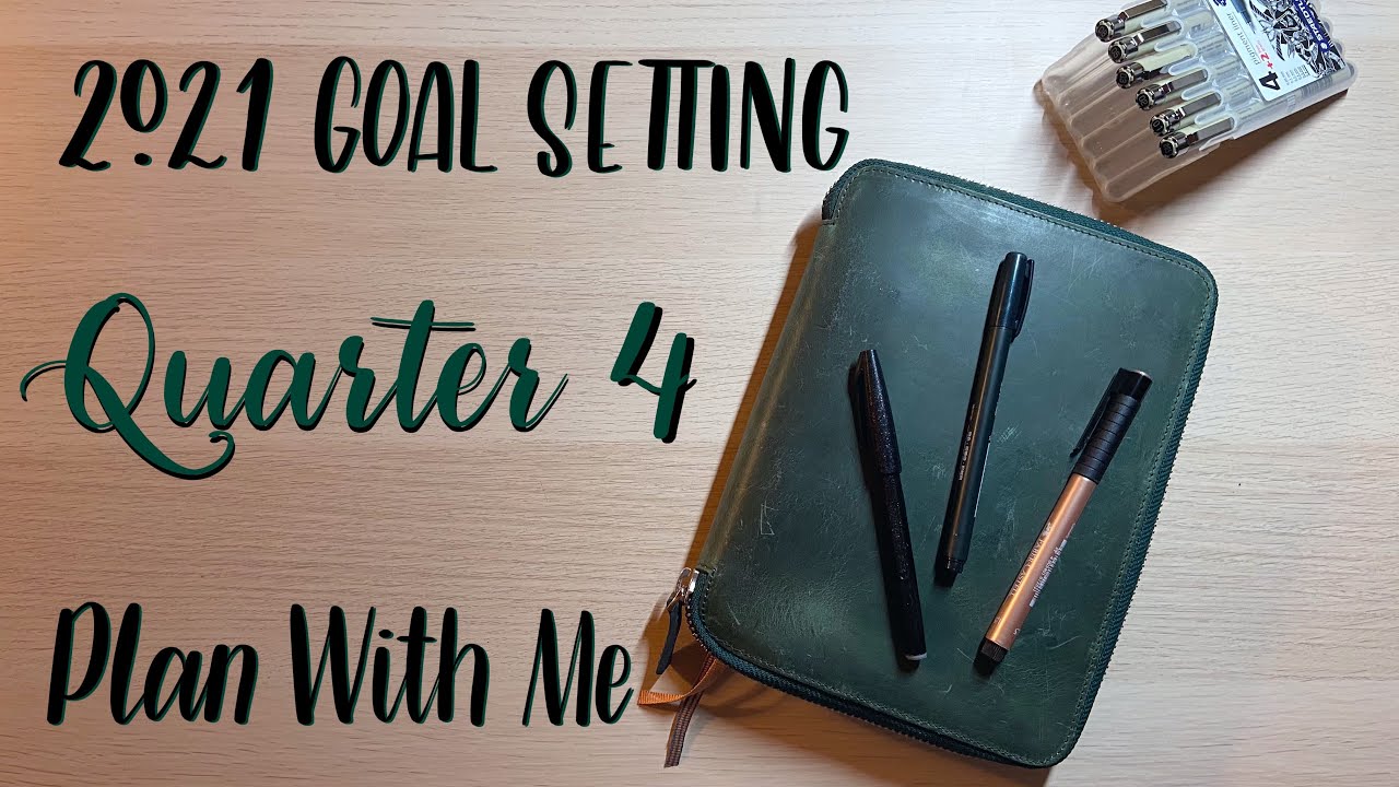 Goal Setting | Plan With Me | 2021 | Quarter 4