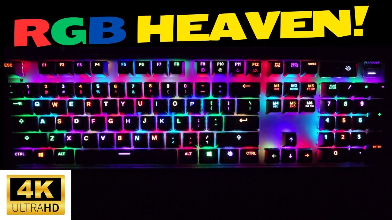 ВСЕ RGB-функции клавиатуры Steelseries APEX PRO &mdash; активные и реактивные слои