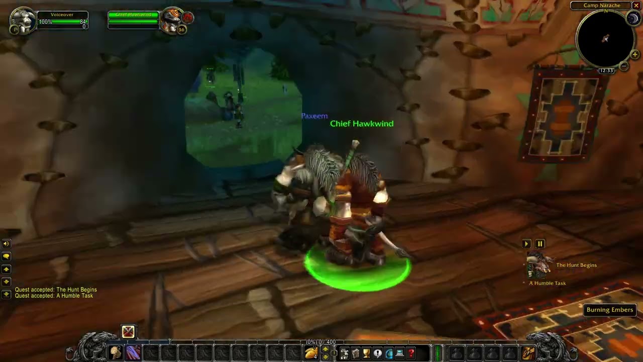 VoiceOver Queue Controls and Quest Log Demo