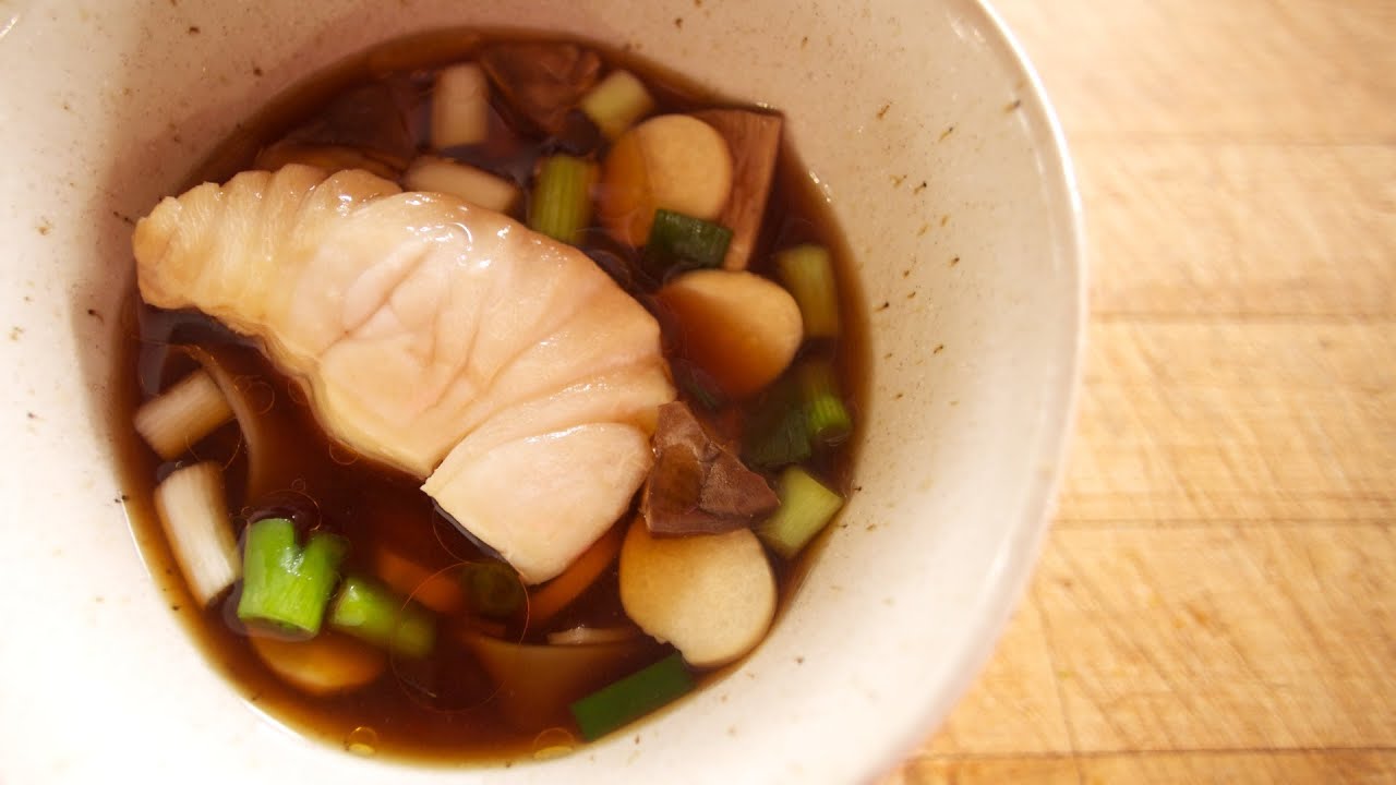 Lingcod and Tentsuyu Soup Recipe &bull; ChefSteps