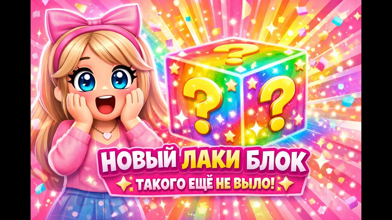 Новый Лаки Блок ✨ Такого ещё не было в Roblox!