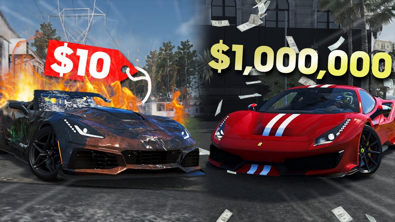 $10 VS $1,000,000 HYPERCAR CHALLENGE | Special