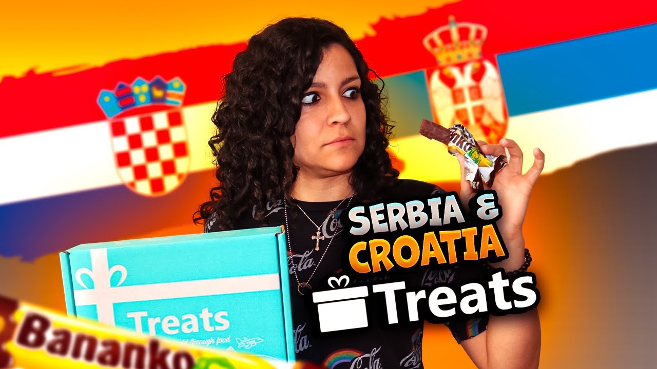 *• CHOCOLATE COVERED BANANA FOAM... GOOD or BAD? - TRYING SERBIA & CROATIA TREATS •*