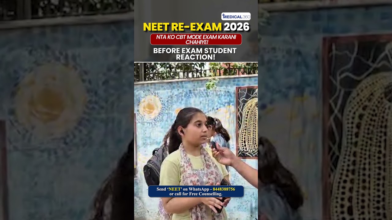 RE-NEET 2026 Paper Reaction 😳| NEET Exam Centre LIVE! | NEET Exam Review | NEET Exam Reaction!