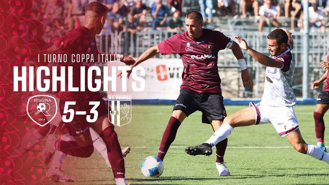 I turno coppa Italia: Reggina-Vibonese 5-3 (dcr) HL