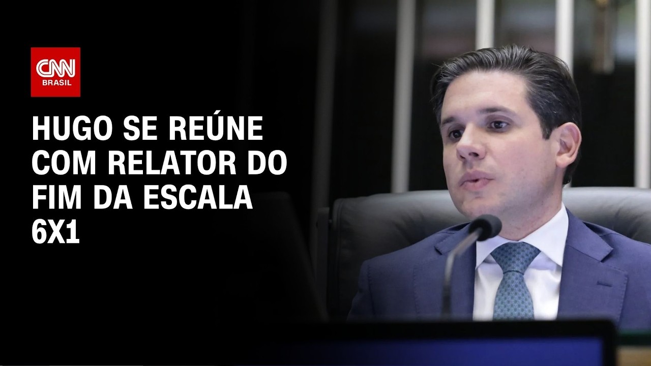 Hugo Motta se re&uacute;ne com relator do fim da escala 6x1 | CNN Prime Time