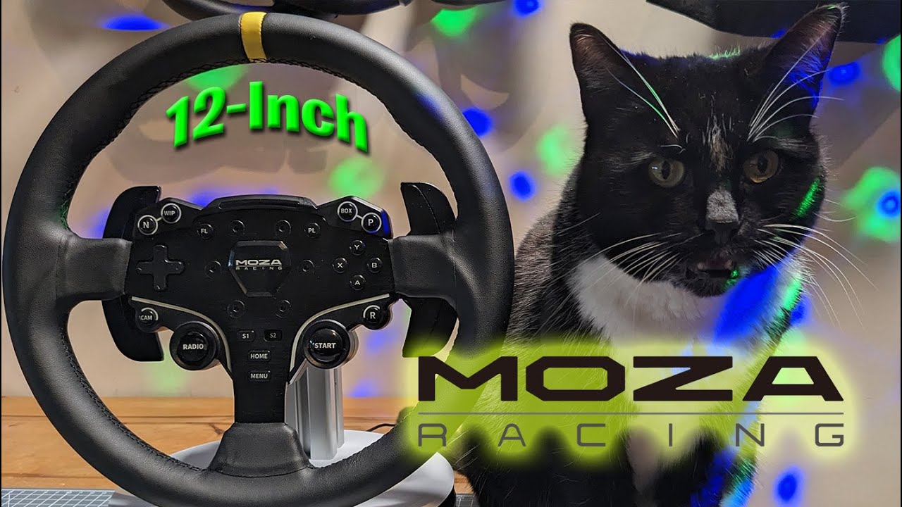 MOZA Racing ES 12-дюймовый колесный мод [ОБЗОР] Идеально подходит для дрифта и ралли!