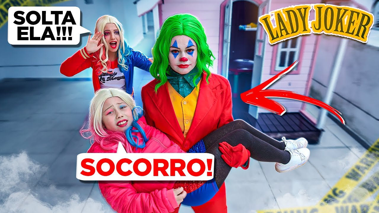 A LADY JOKER SEQUESTROU A FILHA DA ARLEQUINA E A ARLEQUINA FICOU DESESPERADA!!!