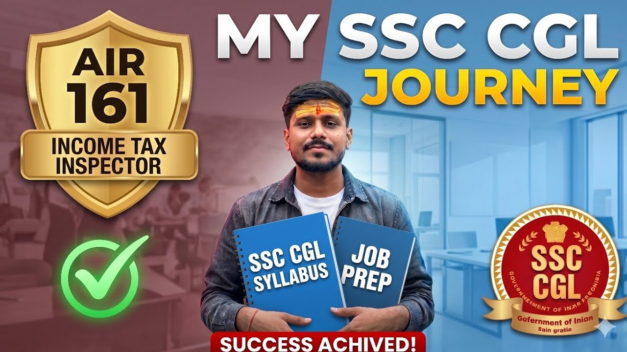 My Unfiltered SSC CGL Journey: From Failures to Success 🚀#governmentjobs #motivation #ssc 