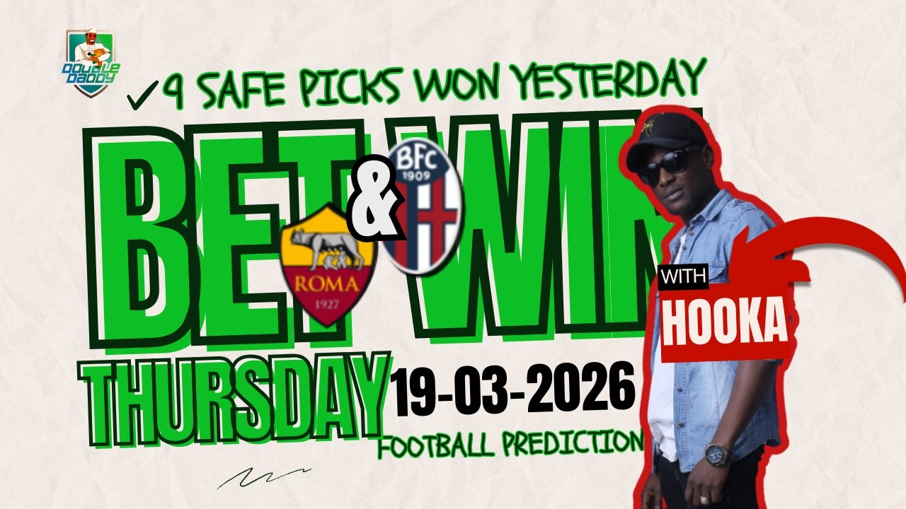 FOOTBALL PREDICTION TODAY 19/03/2026 SOCCER PREDICTIONS TODAY | #correctscore, #footballprediction